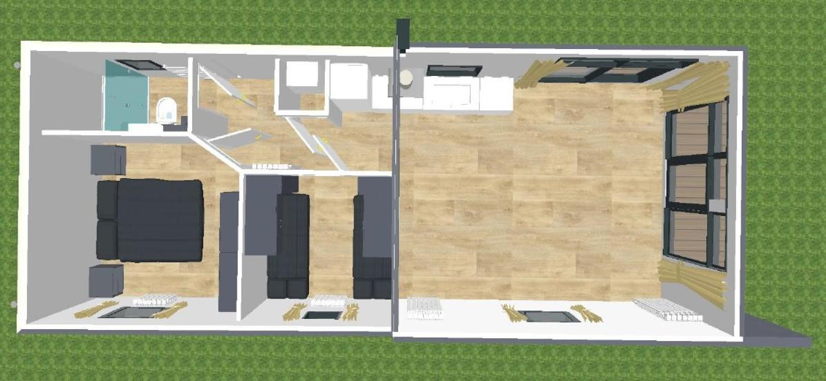 Recreatiepark Jachthaven De Veerstal Lathum - Luxe Chalet Eksteriør bilde